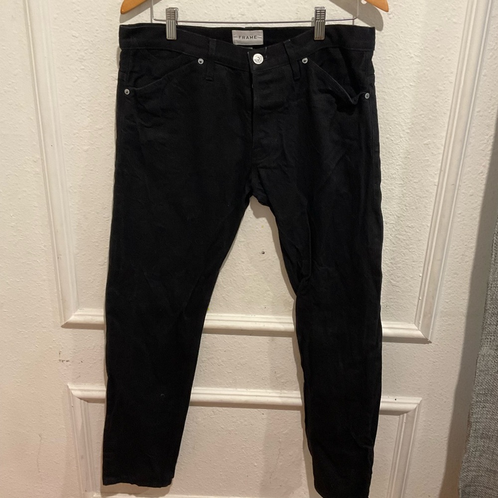 Frame Men's Black denim jeans
